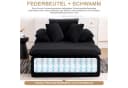 ANYSUN Relaxsessel Cord-Schlafsofa Schwarz Bild 4