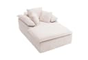 ANYSUN Relaxsessel Cord-Schlafsofa Weiß Bild 2