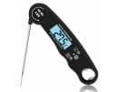 Forrlite Grillthermometer Schwarz LCD Display Edelstahlsonde Bild 2