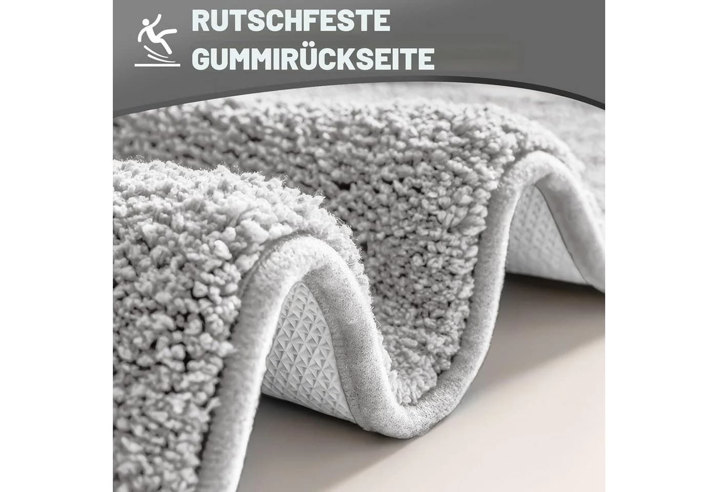 Forrlite Badematte rutschfest saugfähig 40x60 cm - Bild 3