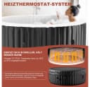 Meulbaty Whirlpool aufblasbar MSpa Tekapo 2-4 Personen Schwarz/Weiß Bild 1
