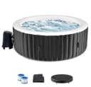 Meulbaty Whirlpool aufblasbar MSpa Tekapo 2-4 Personen Schwarz/Weiß Bild 2