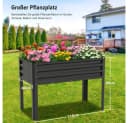 Meulbaty Hochbeet Metall 80 cm Höhe Bild 5