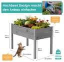 Meulbaty Hochbeet Kiefernholz 80 cm Arbeitshöhe Bild 1