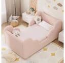 Meulbaty Kinderbett Rosa Wolkenform Bodenbett Bild 2