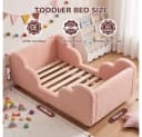 Meulbaty Kinderbett Rosa Wolkenform Bodenbett Bild 3