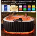 Meulbaty Aufblasbarer Whirlpool für 2 Personen mit 90 Massagedüsen Bild 1