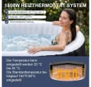Meulbaty Aufblasbarer Whirlpool für 2 Personen mit 90 Massagedüsen Bild 5