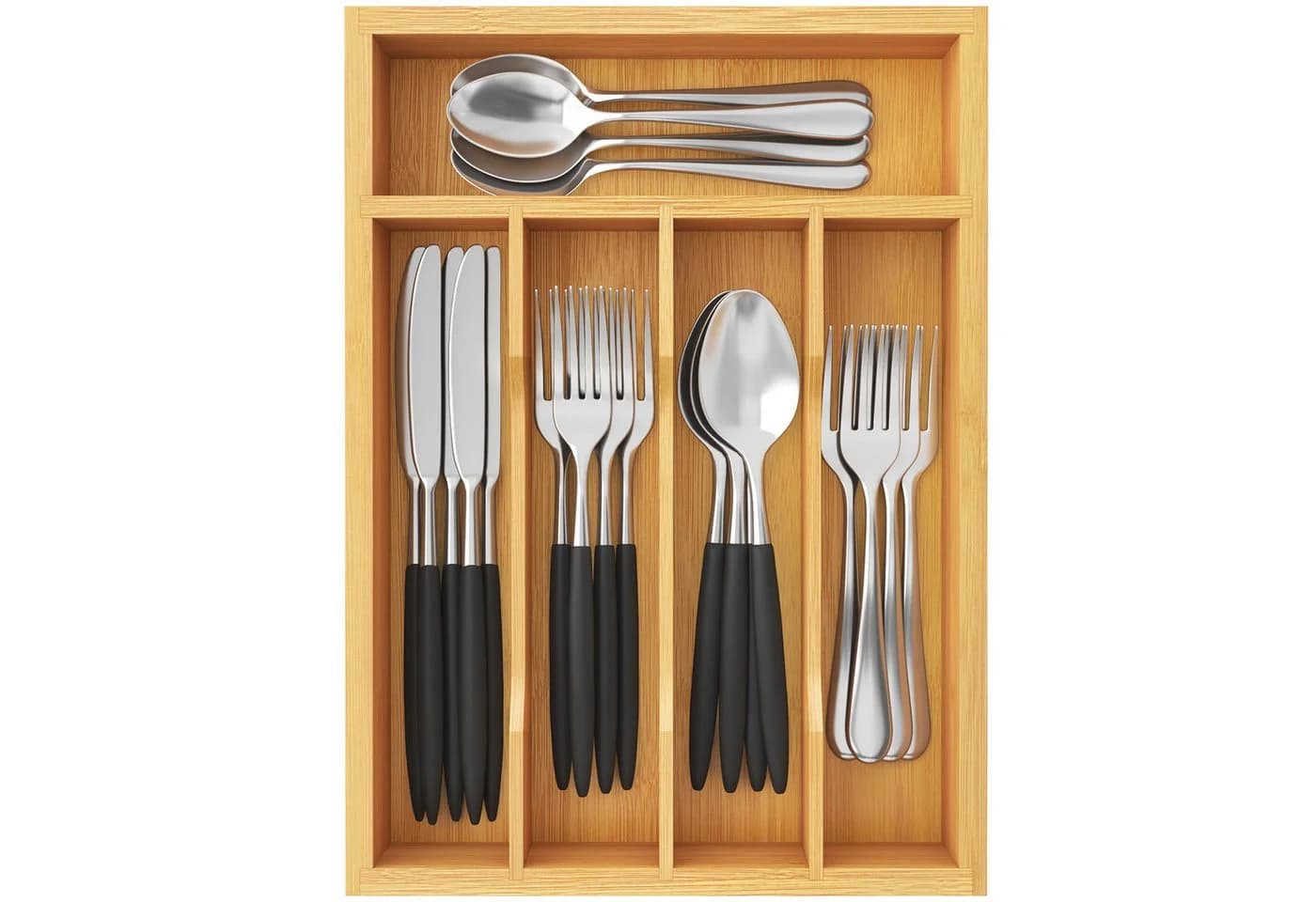 Lifewit Besteckeinsatz für Schublade - 1 St. Besteckorganisator - Bild 2