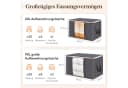 Lifewit Aufbewahrungstasche mit Deckel 8er Set Grau Faltbar Bild 1