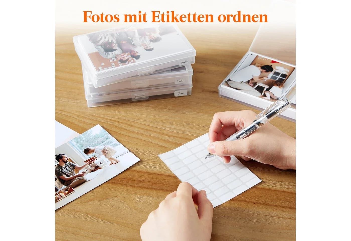 Lifewit Fotobox Fotoaufbewahrungsbox 18 Fotohalter Kunststoff - Bild 5