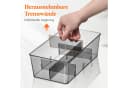 Lifewit Teebox 2er Set Stapelbar Transparent Schwarz Bild 1