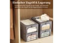 Lifewit Aufbewahrungsboxen Set 4 St. mit Klarsichtfenster & Griffe Bild 4