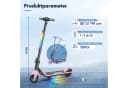 Fanttik Elektro-Kinderroller Kinder faltbarer E-Scooter Rosa LED-Beleuchtung Bild 1