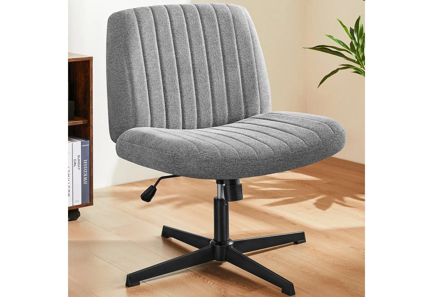 ANYSUN Bürostuhl Ergonomisch Grau Höhenverstellbar