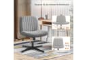 ANYSUN Bürostuhl Ergonomisch Grau Höhenverstellbar Bild 4