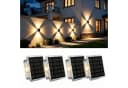 Vornix LED Außen-Wandleuchte Solar, Up and Down, 8 Farbmodi, IP66 Wasserdicht Bild 2
