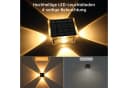 Vornix LED Außen-Wandleuchte Solar, Up and Down, 8 Farbmodi, IP66 Wasserdicht Bild 5