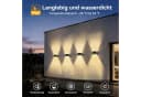 ibettertec LED Außen-Wandleuchte Solar Up and Down 9 Farbmodi IP66 Bild 4