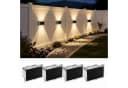 Vornix LED Außen-Wandleuchte Solar, Up and Down, 9 Farbmodi, IP66 Wasserdicht Bild 2