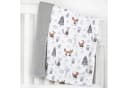 Babydecke aus Plüsch-Polyester mit Waldmotiv Bild 5