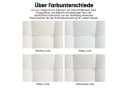 HawthyHome Bürostuhl Teddy-Fleece Cremeweiß mit Fußstütze Bild 5