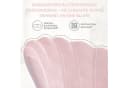 HawthyHome Esszimmerstuhl Samt Rosa Metallfüße Bild 3