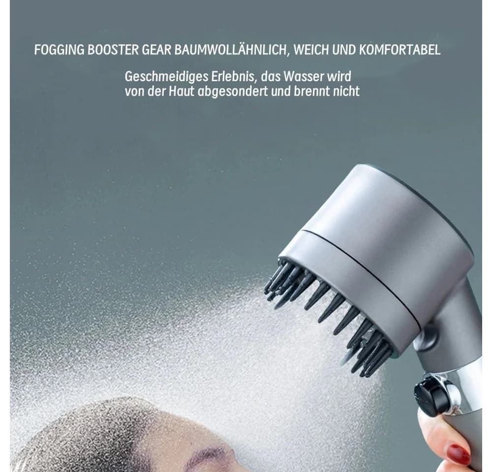 Fanttik Regenduschkopf Massage Spa Handbrause 3 Modi Hochdruck Wassersparen - Bild 4