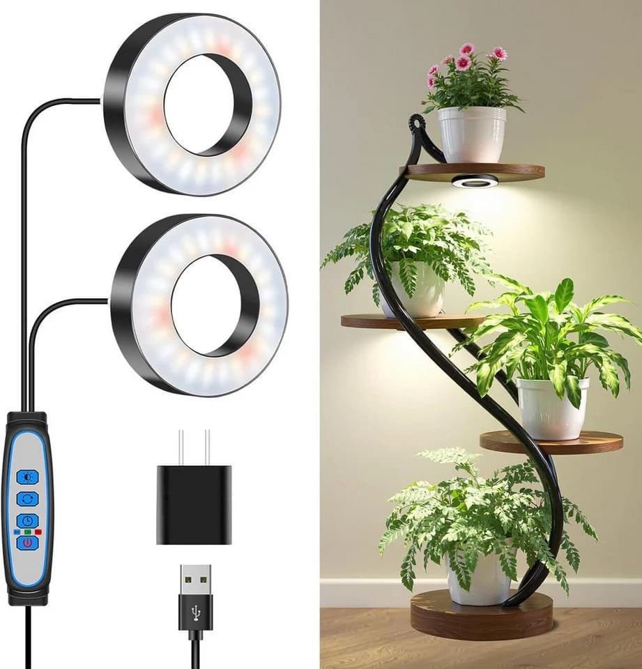 Futicare LED Pflanzenlampe Vollspektrum 144 LEDs mit Timer - Bild 2