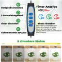 Futicare LED Pflanzenlampe Vollspektrum 144 LEDs mit Timer Bild 3