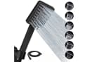 Futicare Handbrause Hochdruck Duschkopf Schwarz 6 Strahlarten Bild 2