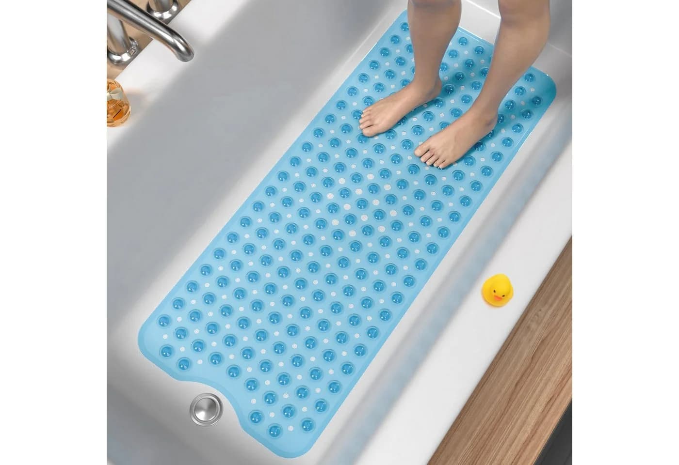 Futicare Wanneneinlage Badewannenmatte rutschfest blau - Bild 2