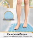 Futicare Wanneneinlage Badewannenmatte rutschfest blau Bild 3