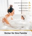 Futicare Wanneneinlage Badewannenmatte rutschfest Schwarz Bild 4