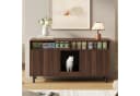ANYSUN Sideboard Katzentoiletten-Schrank mit Rippentüren Bild 4