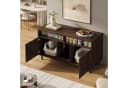 ANYSUN Sideboard Katzentoiletten-Schrank mit Rippentüren Bild 5