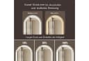 ANYSUN LED Wandspiegel Oval Entnebelung Aluminium Bild 5