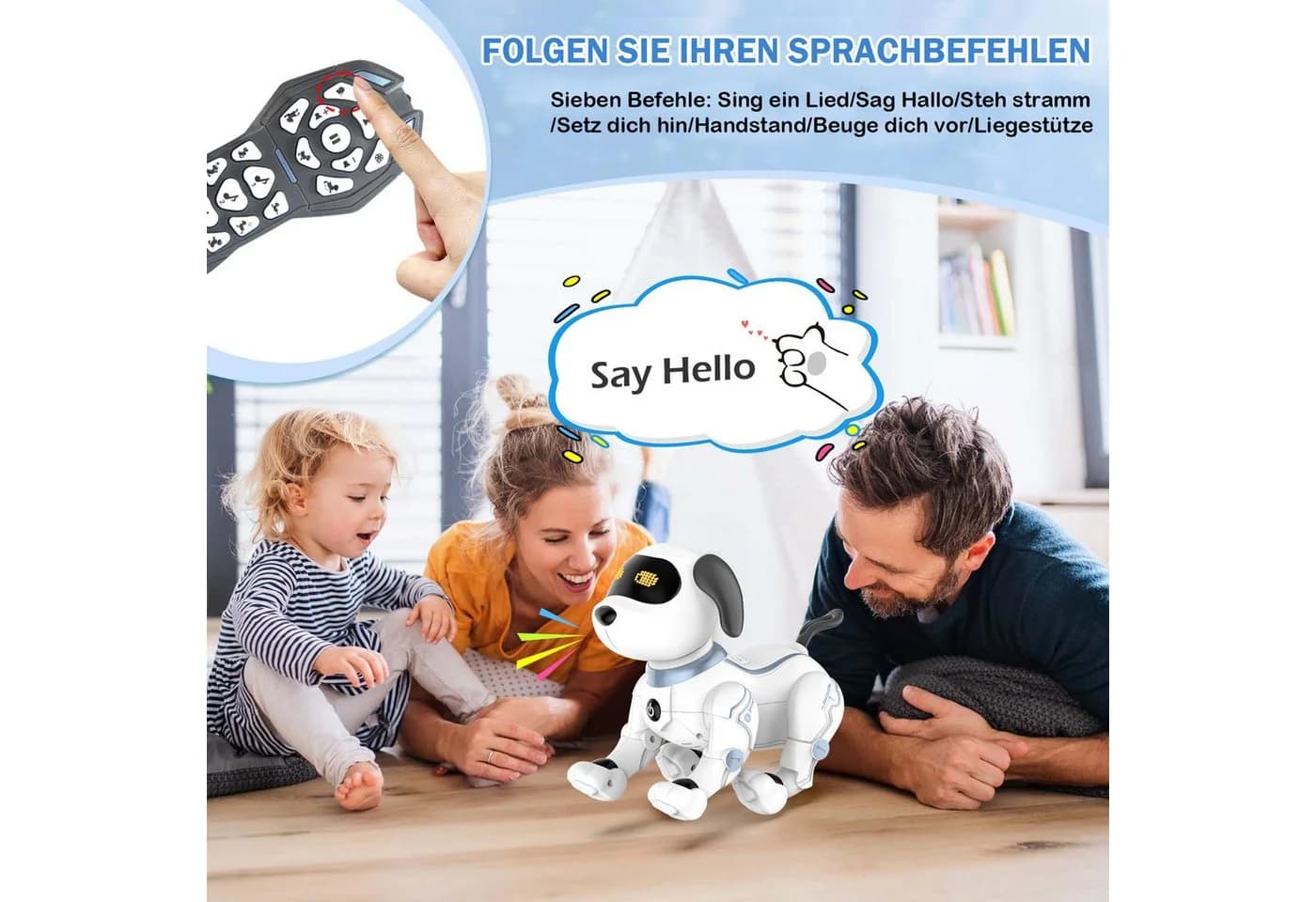 Roboterhund - Interaktives und Programmierbares Spielzeug