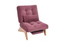 ANYSUN Loungesessel Relaxsessel Kord rot mit Fußstütze & Lendenkissen Bild 2
