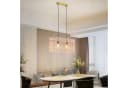 Nettlife Pendelleuchte Retro Schwarz/Gold 2 Flammig Hängelampe Ø 60cm E27 Bild 4