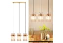 Nettlife LED Pendelleuchte Retro Gold/Schwarz E27 Hängeleuchte 16cm Bild 2