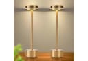 Nettlife LED Tischleuchte Modern Gold/Weiß/Schwarz/Silber Kabellose Nachttischlampe USB-C Touch Dimmbar Bild 2