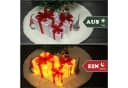 Nettlife LED Geschenkbox 3er Weihnachten Deko Leuchtfiguren Rot-Weiß Bild 4