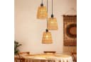 Nettlife Pendelleuchte Retro Boho Rattan 1/3 flammig E27 Bild 2