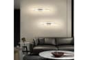 Nettlife LED Wandleuchte Innen Schwarz Modern 6W/7W 3000K Flur Wandbeleuchtung Warmweiß Bild 5