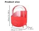 Nettlife Make-Up Organizer mit 2 Schubladen Rot Bild 3