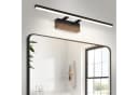 Nettlife LED Spiegelleuchte Schwarz Modern Badezimmer Spiegelbeleuchtung 60 cm 4000K Neutralweiß Bild 2