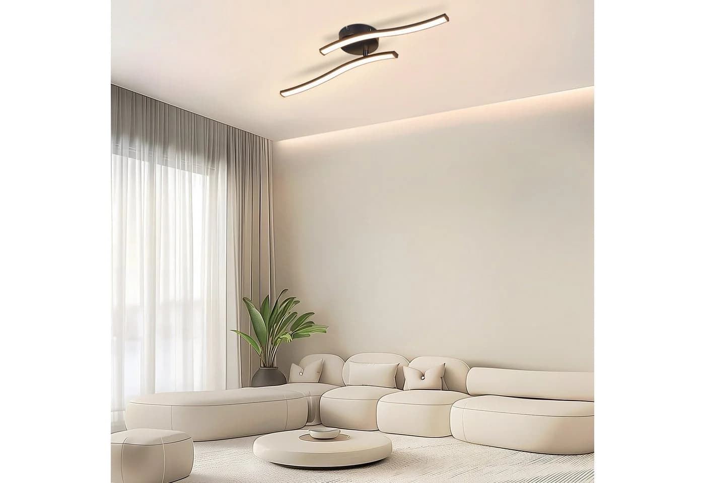 Nettlife LED Deckenleuchte 6W Warmweiß Modern - Bild 5
