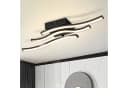 Nettlife LED Deckenleuchte Schwarz Modern 18W Warmweiß Bild 2