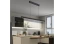 Nettlife LED Pendelleuchte Modern Schwarz Fernbedienung Bild 1